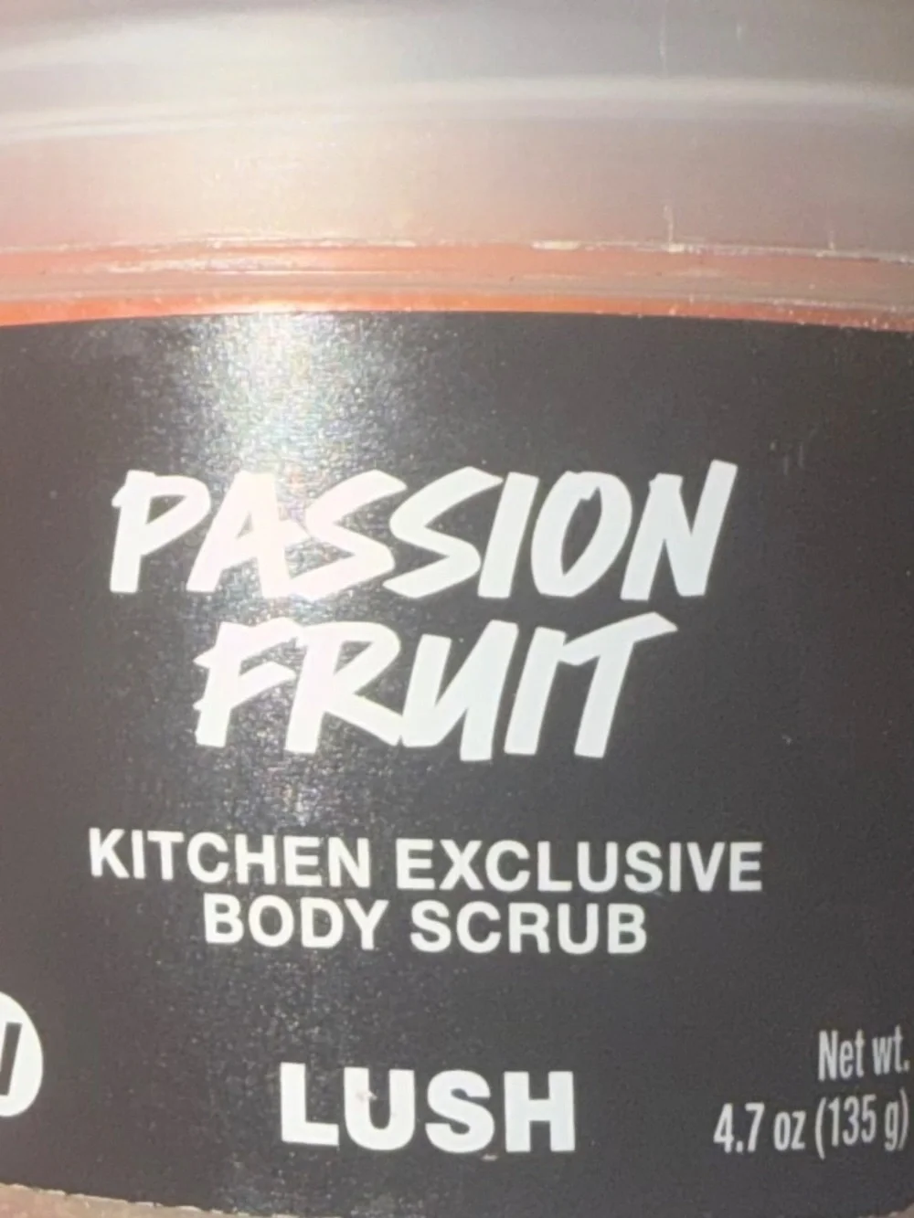 Lush Passion Fruit Kitchen Exclusive Body Scrub